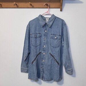 Vintage Denim Jacket Size 20 by Zana Di